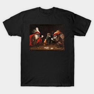 Monkeys Playing Cards T-Shirt